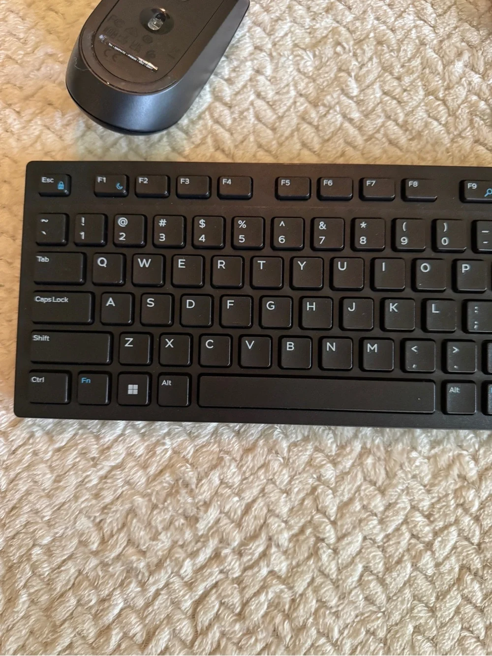 Dell Black Wired Keyboard and Mouse Set